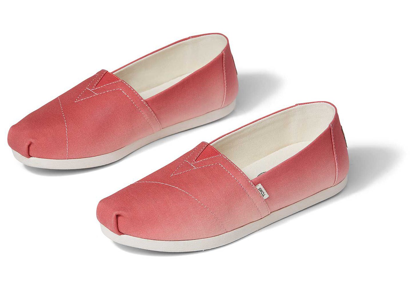 Toms Espadryle Damskie Różowe - Alpargata Gradient Płócienne - 53UQFDJYA